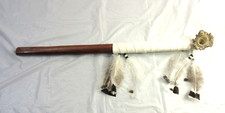 Native American Antler Pipe, Cherokee Made Smoking Pipe, 24