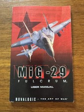 MiG-29 Fulcrum (PC, 1998) Booklet Only For Pc Game picture