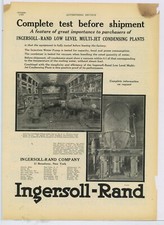 1920 Ingersoll Rand Ad: Injection Water Pump A.S. Cameron Steam Pump Works picture