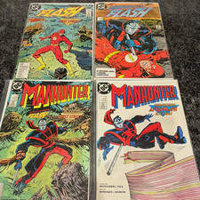 DC Comics Manhunter & Flash Lot of 4: Manhunter #8 #9, Flash #21, #22 picture