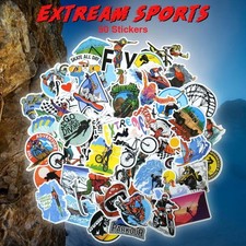 Extreme sports sticker set of 50 pieces PVC waterproof seal X sports skydiving r picture