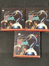 (3) 1991 Topps Hook Trading Cards - 36 Factory Sealed Packs Each (108 Total) picture