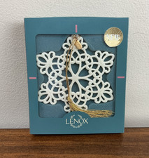Lenox Annual 1997 Snow Fantasies Snowflake Christmas Tree Ornament in Box NOS picture
