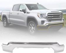KPJTATUO Chrome Front Bumper Face Bar Compatible with 2019-2023 Sierra Chrome Ir picture