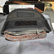 Vosteed Naga A3904 Pocketknife S35VN Clip Point Plain Liner Lock Micarta Copper picture