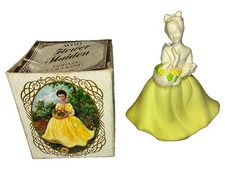 Vintage Avon Flower Maiden Topaze Cologne 4 Oz Figural Perfume Bottle Box picture