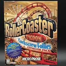 RollerCoaster Tycoon: Corkscrew Follies, 1999, Big Box, New & Sealed picture