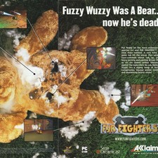 Vintage 2000 Fur Fighters Original 2-Pg Sega Dreamcast Print Ad 42x27cm NEX 07 picture