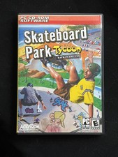 Skateboard Park Tycoon Back In The USA 2004 PC CD-ROM Video Game Activision Y2K picture