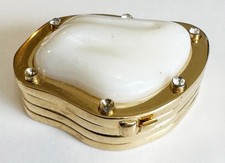 Vintage Estée Lauder White Linen solid Perfume compact with box picture