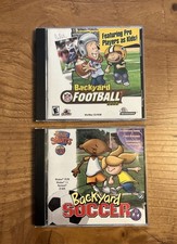 Backyard Soccer & Backyard Football Windows PC/Mac Complete Very Good Condition picture
