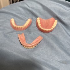 Vintage Lot Of False Teeth, Dentures, Dentoforms,Dental Props For Learning picture