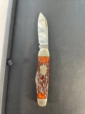 CATTARAUGUS 1989 Japan CM-14 Folding Pocket Knife Jigged Bone picture