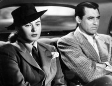 Cary Grants jealousy gives rise to suspicion Ingrid Bergman a scen- Old Photo picture
