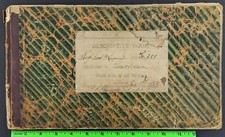Antique 1883 Pennsylvania Grand Army of the Republic GAR Post Soldier Ledger picture