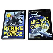 Carrier Strike Force & Aircraft Collectors PC Flight Simulator Add Ons w/ Manual picture