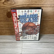 College Slam (Sega Genesis, 1996) New - Factory Sealed With Protector picture