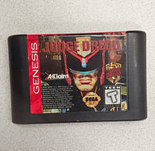 Acclaim Judge Dredd Sega Genesis Video Game Cartridge T-Teen Rated 1995 picture