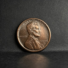 --1909-S Lincoln Wheat Cent Penny Rare Sought As shown in the figure-- picture