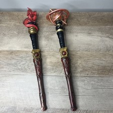Magic Quest Wands 2007 Great Wolf Lodge Set of 2 Wizard Wands (Untested) picture