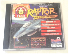 Vintage 6 pack PC Games feat: Raptor - Call Of The Shadows Disk IMC/Apogee 1994 picture