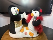 Avon Singing Animated Plush Penguin Duet Baby It's Cold Outside 2007  It Works picture