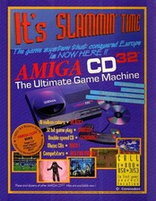Commodore Amiga CD 32 System Console Promo Ad Wall Art Print Poster - Glossy picture