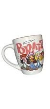 BRATZ GANG Large Double Sided Ceramic Coffee Mug Rose Colored Interior 25 Oz NEW picture