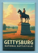 GETTYSBURG NATIONAL BATTLEFIELD *2x3 FRIDGE MAGNET* CIVIL WAR PENNSYLVANIA UNION picture
