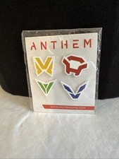 Anthem Enamel Pin Set - Gamestop Exclusive Promotional - Bioware/EA Games Pins picture