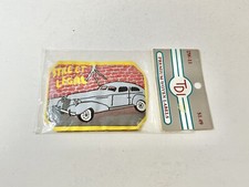 Vintage Street Legal Car Patch Clothes Sew On by Timberline Design TDI New picture