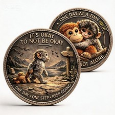 It’s Okay To Not Be Okay Coin, Mental Health Encouragement Token picture