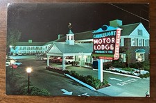HYANNIS MA MASS~Candlelight Motor Lodge at Night~447 Main St~Great Neon Sign picture