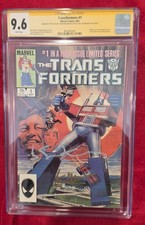 Transformers #1 '84 Marvel CGC 9.6 SS Peter Cullen Frank Welker Bill Sienkiewicz picture
