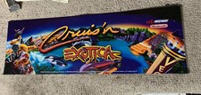 Original 25-8 1/4” Translight Cruis’n Exotica arcade sign marquee IF89 picture