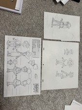 Original production art Nickelodeon Rugrats Animation Artist Signed lot of 3 1/1 picture