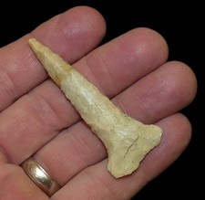 ARCHAIC T DRILL BOONE CO MISSOURI INDIAN ARROWHEAD ARTIFACT COLLECTIBLE RELIC picture
