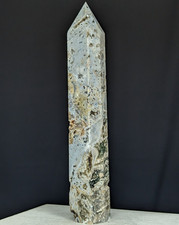 Ocean Jasper Tower Orb OJ Crystal Large Big Gemstone Point Mineral Druzy Reiki picture