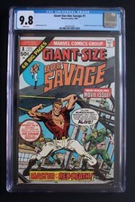Giant-Size Doc Savage #1 Man of Bronze Marvel Ron Ely Movie 1975 Sony TV CGC 9.8 picture