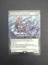 Magic MTG Haldir, Lorien Lieutenant LTC 0122 Lord of the Rings Extended Art NM picture