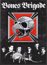 Powell Peralta BONES BRIGADE Tony Hawk CHICKEN SKULL Skateboard LAPEL PIN picture