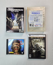 Lot of 4 PC Games Transformers Flesh Feast Fallout 3 Evidence The Last ritual picture