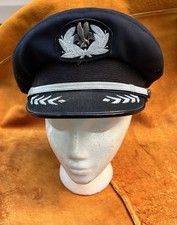 VTG American Airlines Pilot Cap w/ Pins 7 3/4 Superior Uniform Cap Co. Chicago picture