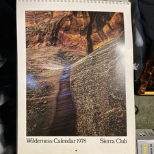 Sierra Club Wilderness Calendar 1978 Vintage Photos  picture