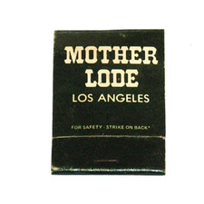 Vintage Mother Lode Gay Bar Nightclub Matchbook Los Angeles CA picture