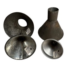 Vintage Lot of 4 Tin Funnels Owned by Martha Stewart at Turkey Hill Kitchen picture