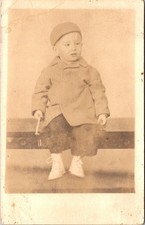 Young child early 1900s portrait . picture