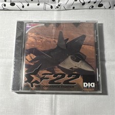 Digital Image Design F-22 Air Dominance Fighter PC CD-ROM Flight Sim Game 1997 picture