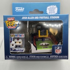 Bitty Funko Pop Vinyl Josh Allen and Foot Stadium Exclusive New Buffalo Bills picture
