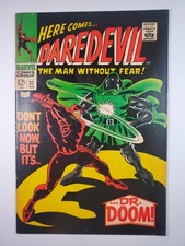 Daredevil #37 FN 1968 Key Issue Stan Lee Gene Colan Daredevil vs Doctor Doom picture